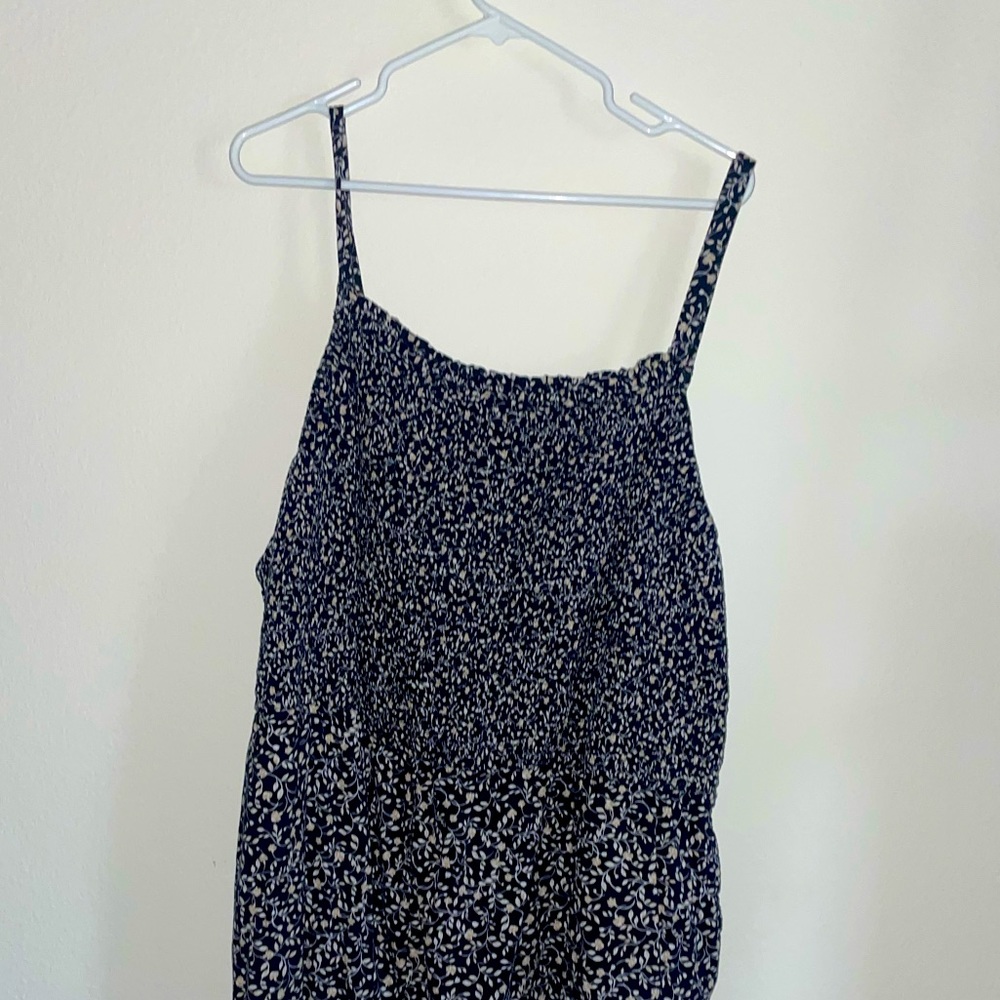 Navy Floral Pattern 4XL Old Navy Jumpsuit